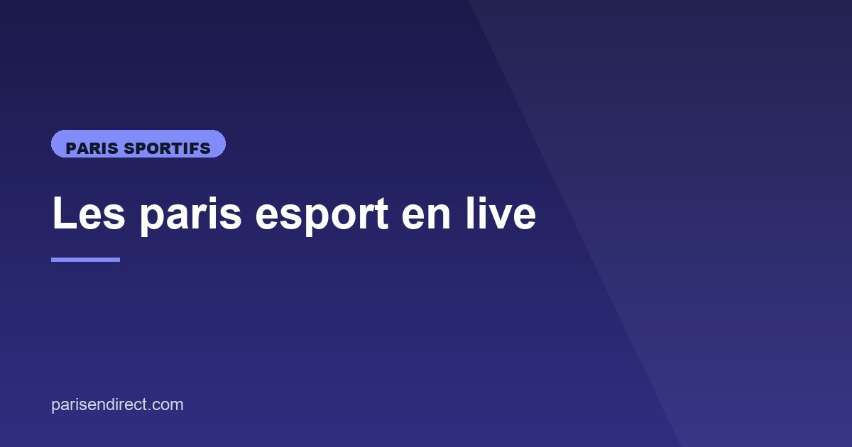 Illustration de l'article consacré aux paris esport en live