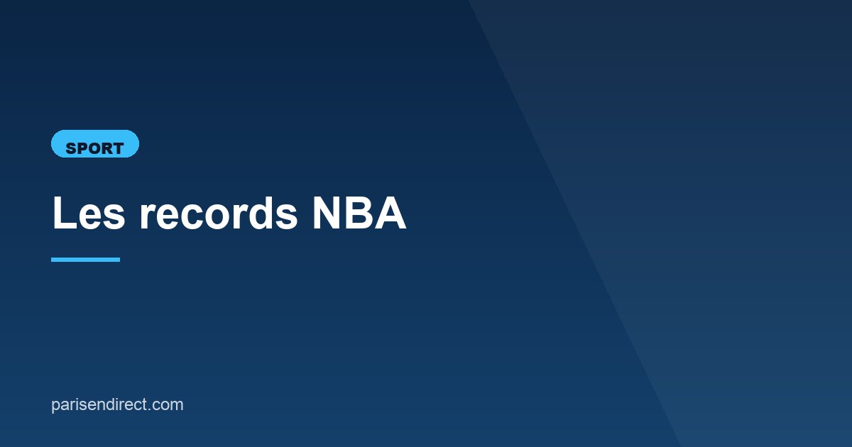 Illustration de l'article consacré aux records NBA